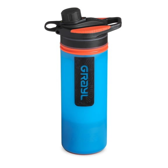 oPress 24 oz Water ifier Bottle - Filter for Hiking Camping Survival Travel (Bali Blue)