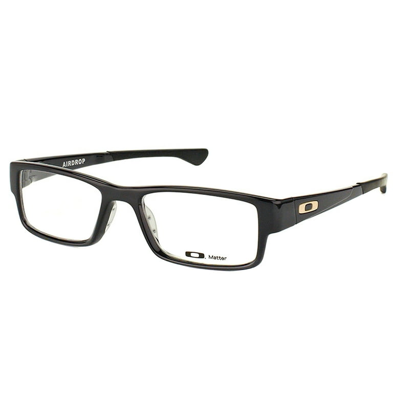 Oakley Airdrop Plastic Unisex Rectangle Eyeglasses Black