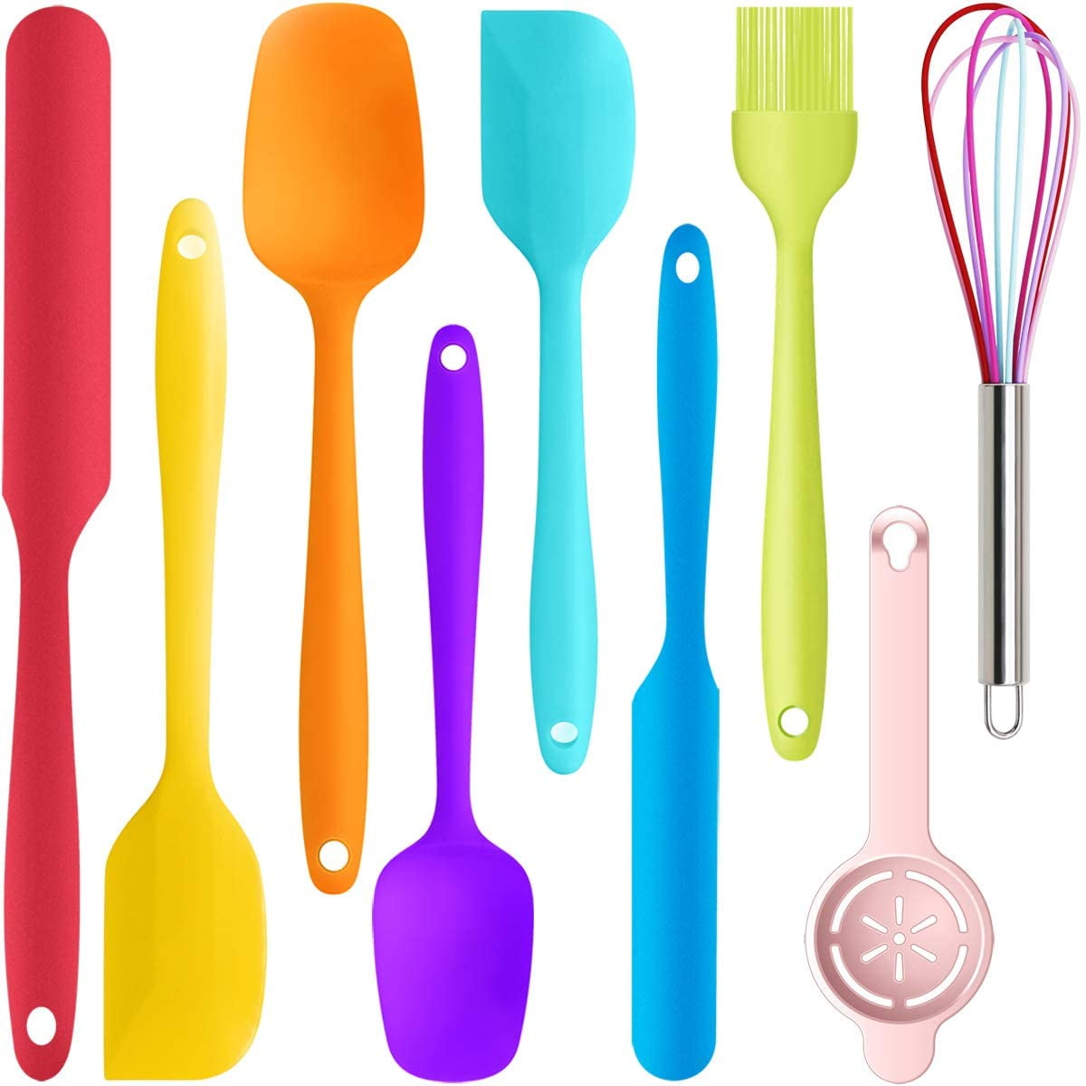 Baking Spatulas Set with Stainless Steel Blade – Set of 3 (Multicolor) –  AmoolyaZ