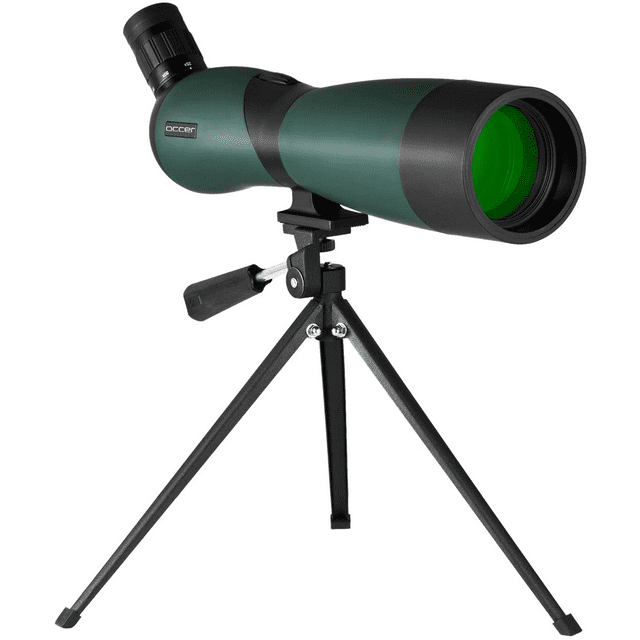 occer 2575x70 Spotting Scope Telescope with Tripod,Long Eye Relief 45