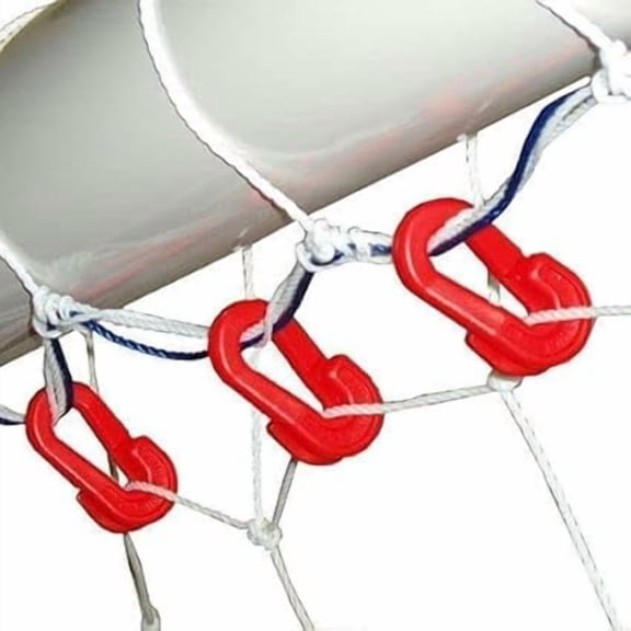 occer Goal Net Clips, Pack of 80 Pcs Soccer Goal Accessory (Red)