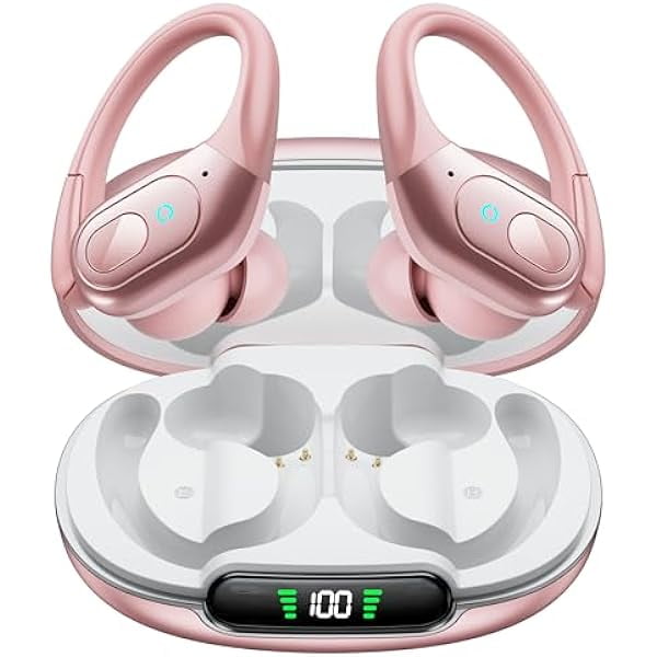 occiam Wireless Earbuds Bluetooth Headphones 90H Playback Sport