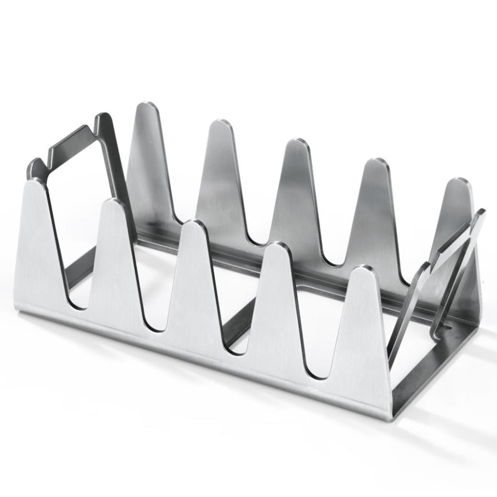 occkic BBQ Rib Racks Multifunctional Stainless Steel Roasting Stand Portable Camping Grill