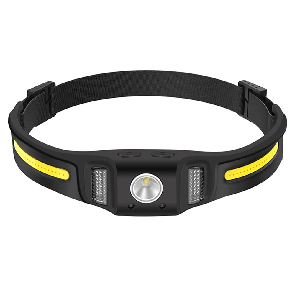 occkic Headlamp Rechargeable Wide Beam Head Lamp LED with Motion Sensor