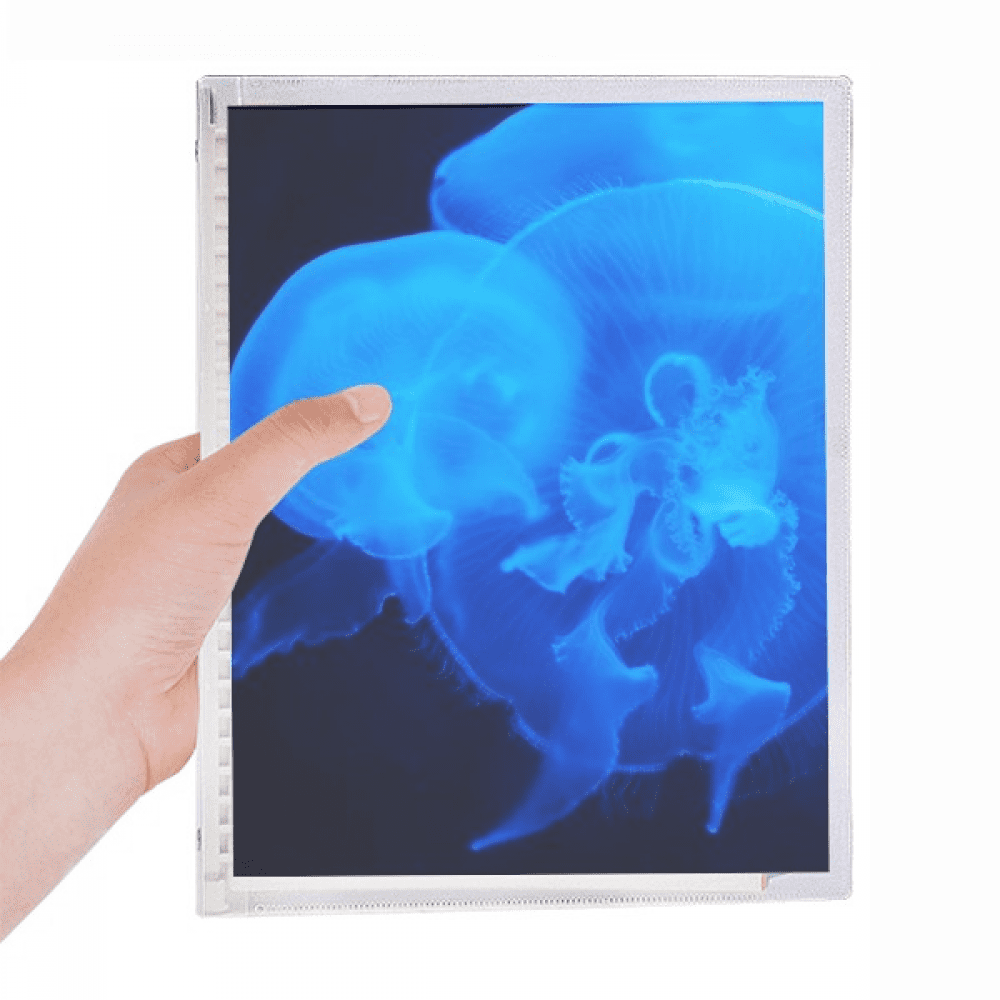 ocean jellyfish science nature picture notebook loose diary refillable journal statiry
