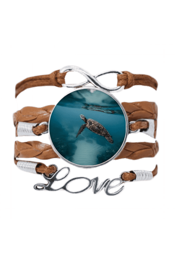 ocean sea turtle science nature bracelet love chain ornament wristband