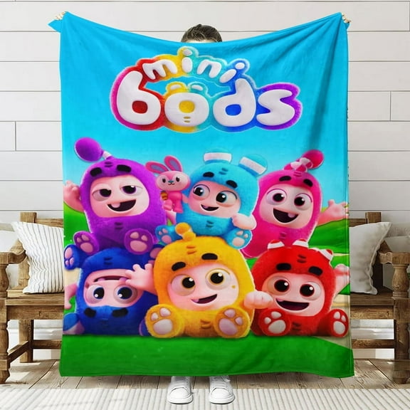 oddbods Throw Blanket Gifts for Fans Lover Girls Boys Women Present Hoodie Him Bed 50"x60"