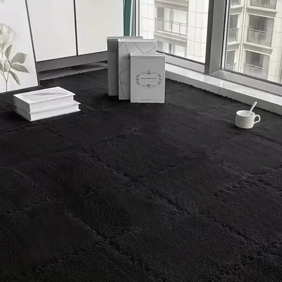 odorsTT 16pcs Soft Jigsaw Floor Mat Carpet, Floor Tile Soft Crawling Area Carpet, Splicing Carpet, Anti-Fall Bed Mat, Square Splicing Ground Mat