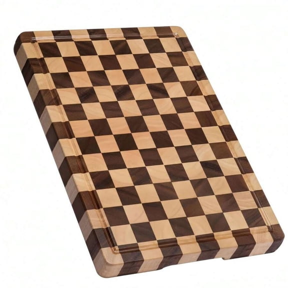odorsTT Checkerboard Chopping Board, Made Of High-Quality Wood.Durable, And Is Perfect For Cutting Meat, Cheese, Bread, Vegetables And Fruits. Excellent Kitchen Accessory And An