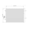 oe replacement a/c condenser land_rover lr2 2008-2015 (partslink vo3030118)