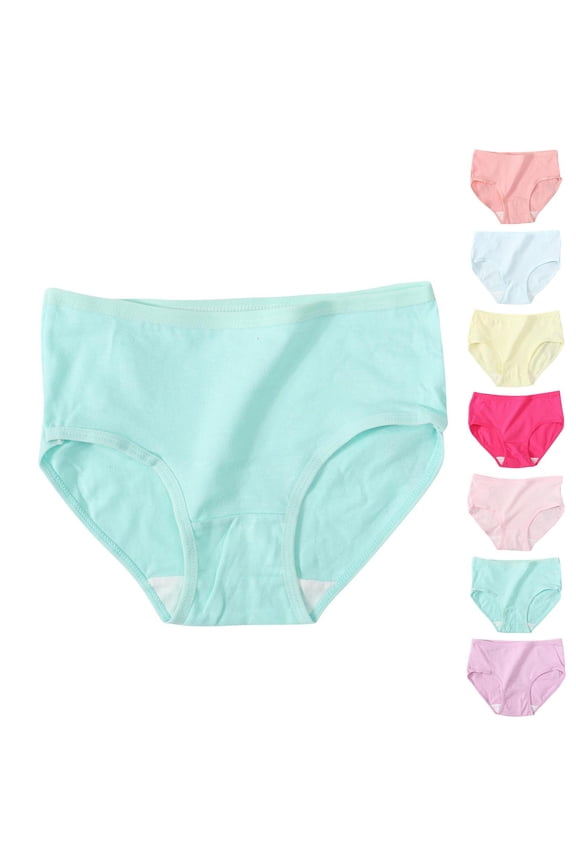 Girls Underwear Cotton Hipster Panties Comfortable Briefs Soft Stretch Breathable Ladies Panties Pink 1-3 Years