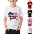 thumbnail image 1 of oelaio Kids 250 Years American Flag Shirt Patriotic 1776-2026 Anniversary Tee for Girls Boys 4th of July Celebration T-shirt Red 9-10Years, 1 of 6