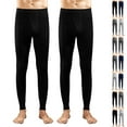 thumbnail image 1 of oelaio Men's Thermal Compression Pants 2 Pack Base Layer for Cold Weather Wintergear Sports Running Leggings Tight Gray&Dark Gray XXL, 1 of 4