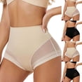 thumbnail image 1 of oelaio Shapewear Tummy Control Underwear Low Rise Seamless Panties Women's Shaping Briefs for Everyday Wear White XL, 1 of 5