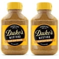of 2) Brown Sugar Bourbon Mustard 10 oz Bottles.