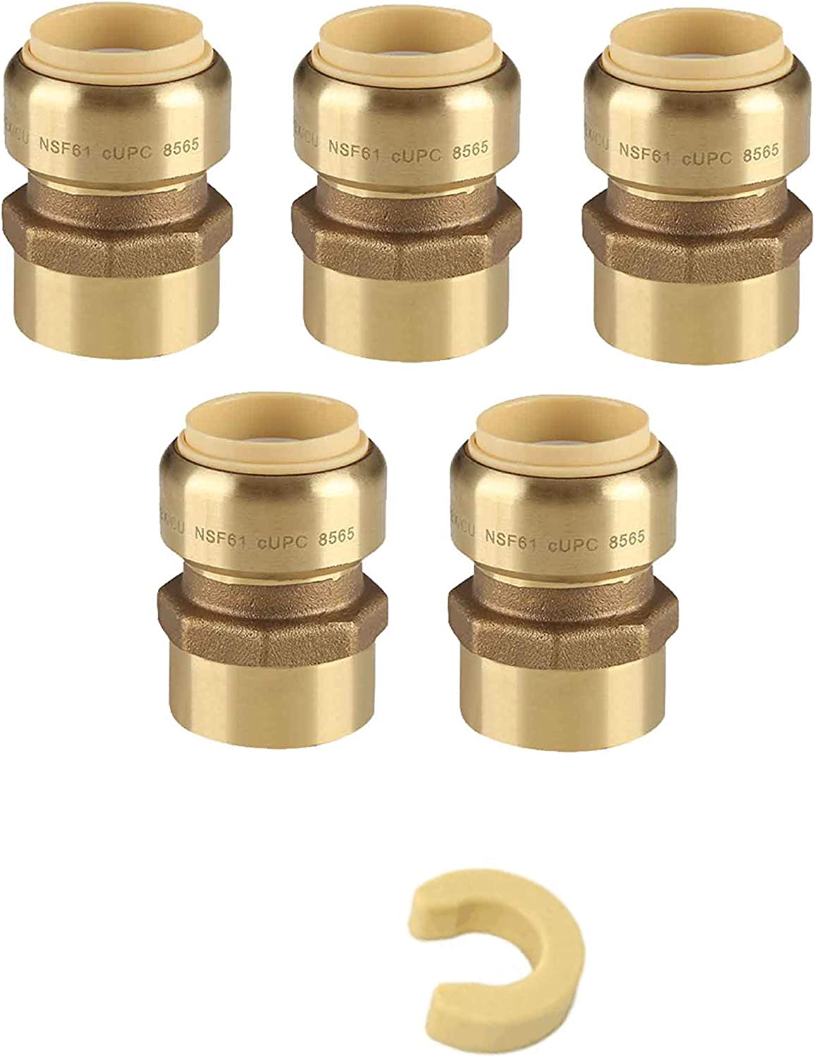 1 4 Adapter 1 STÜCK PASSFORM 3/4" Push Fit X 3/4" NPT-Außengewindebogen Adapter Nuss