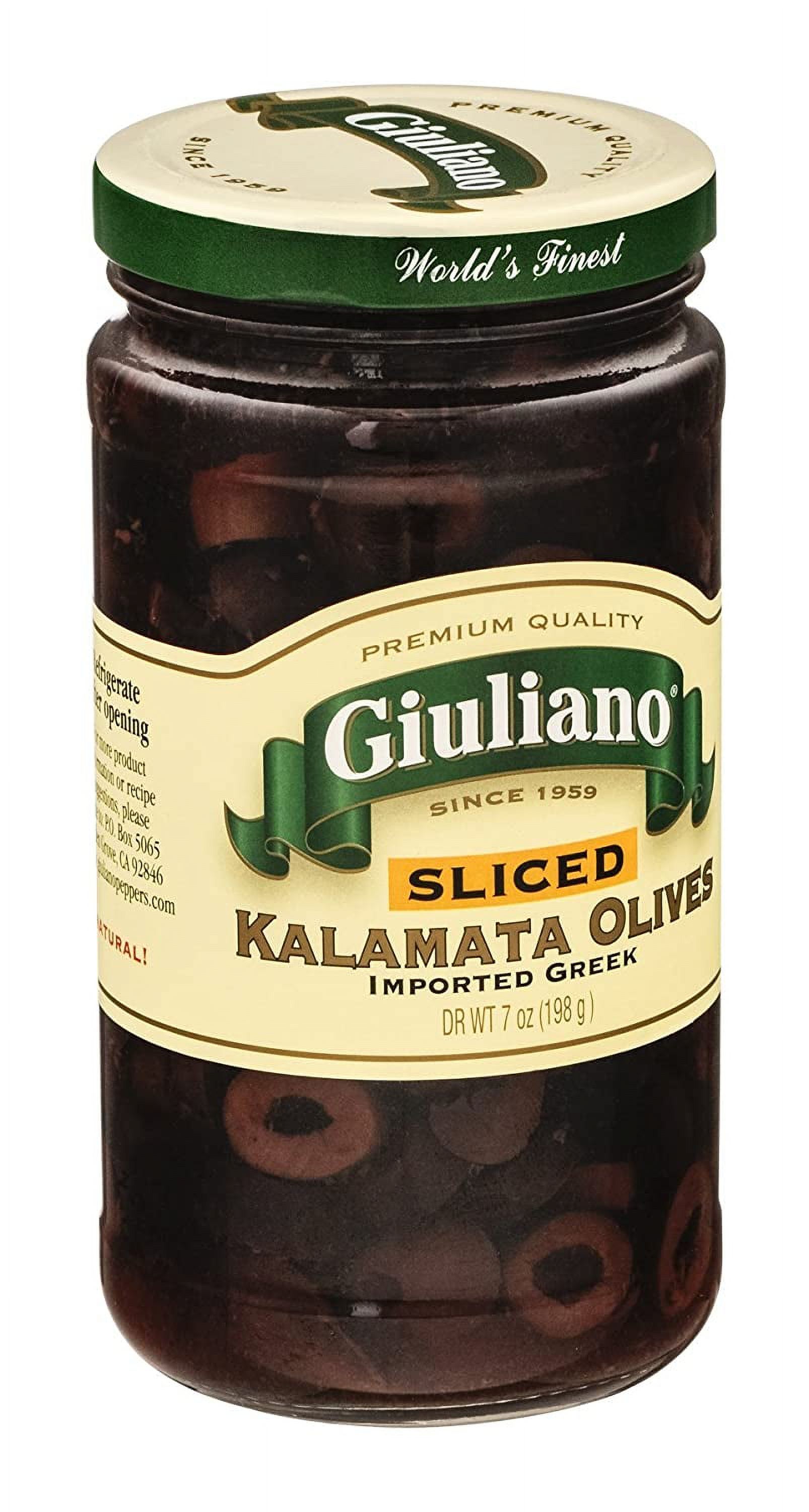 of 7Ounce Sliced Kalamata Olives