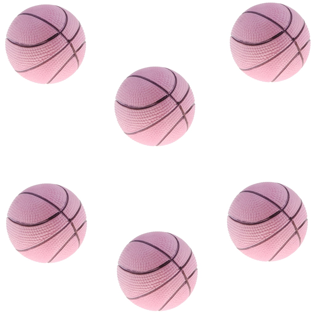 of Balls Bouncy Basketball Toy for Kids Party Favors Pink
