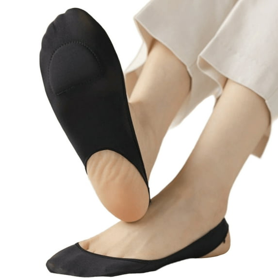 of Foot Cushion Socks Women Toe Covers with Padding Toe Toppers Liner Sock Not Show Low Cut Liner Sock with Cushion