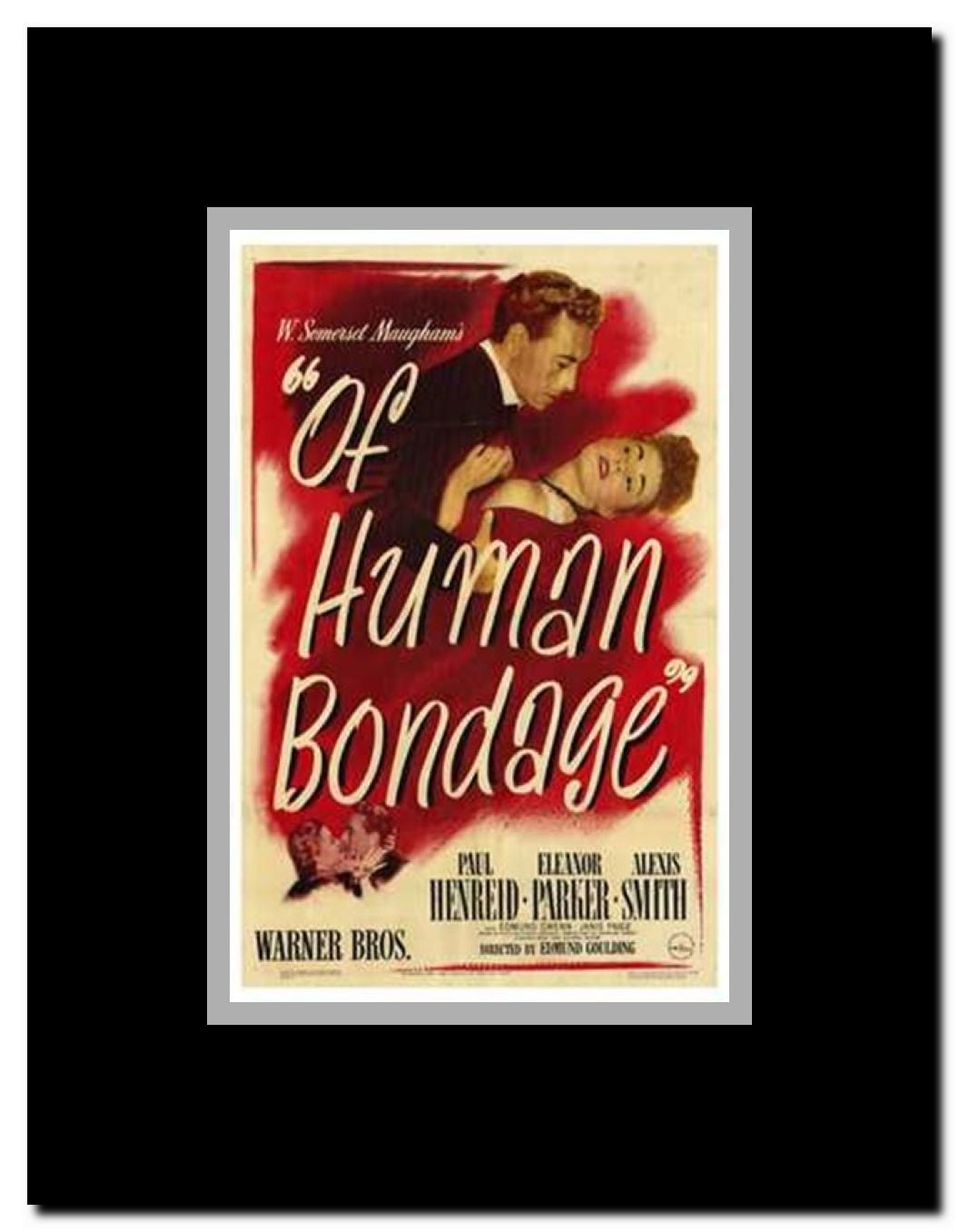 of Human Bondage Framed Movie Poster