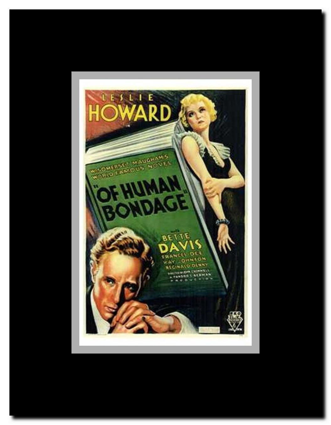 of Human Bondage Framed Movie Poster