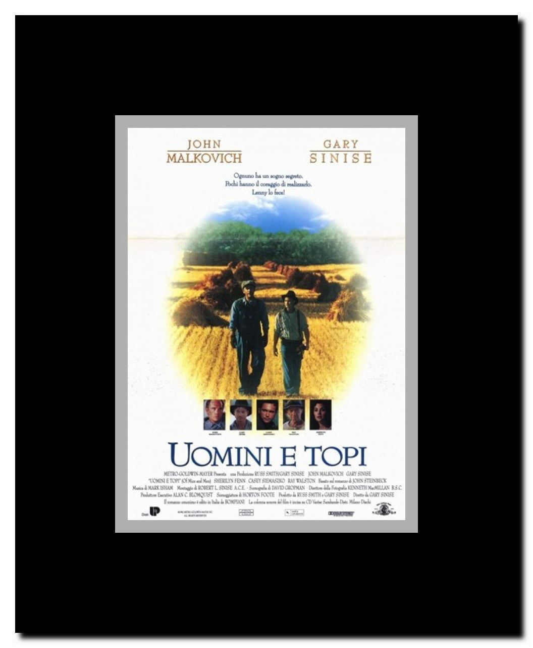 of Mice and Men Framed Movie Poster
