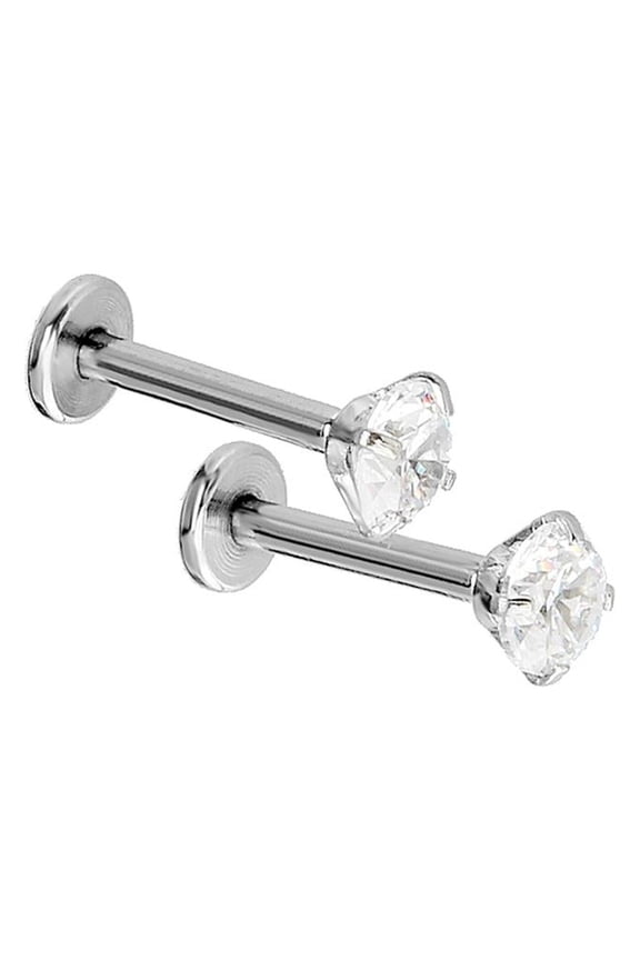 of Nasal Bone Tunnel Earrings Body Jewelry Stud