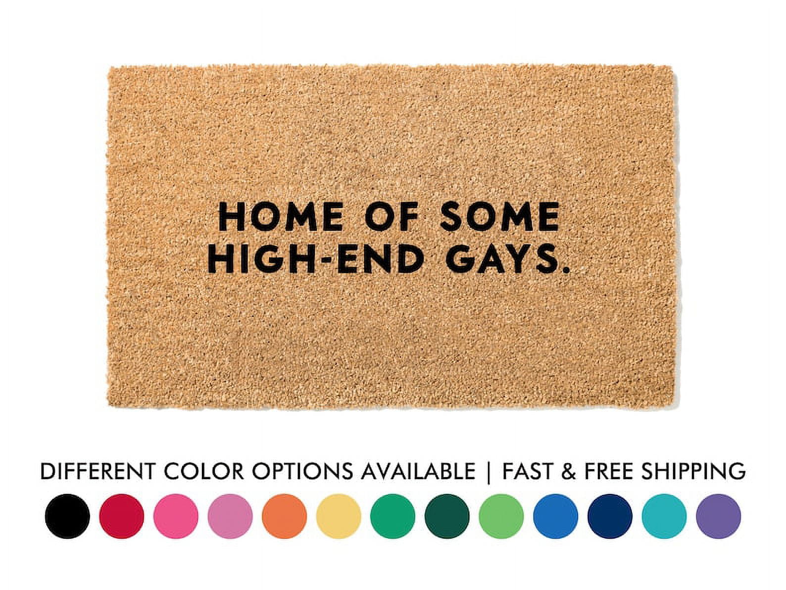 Funny Doormat, Coir Doormat, Welcome Mat, Housewarming Gift, Pride