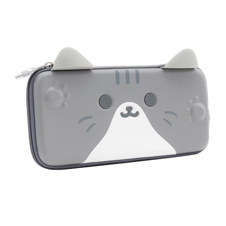 of cat Carry Case Switch Protective Shell with Cartridges Fit Adapter - gray