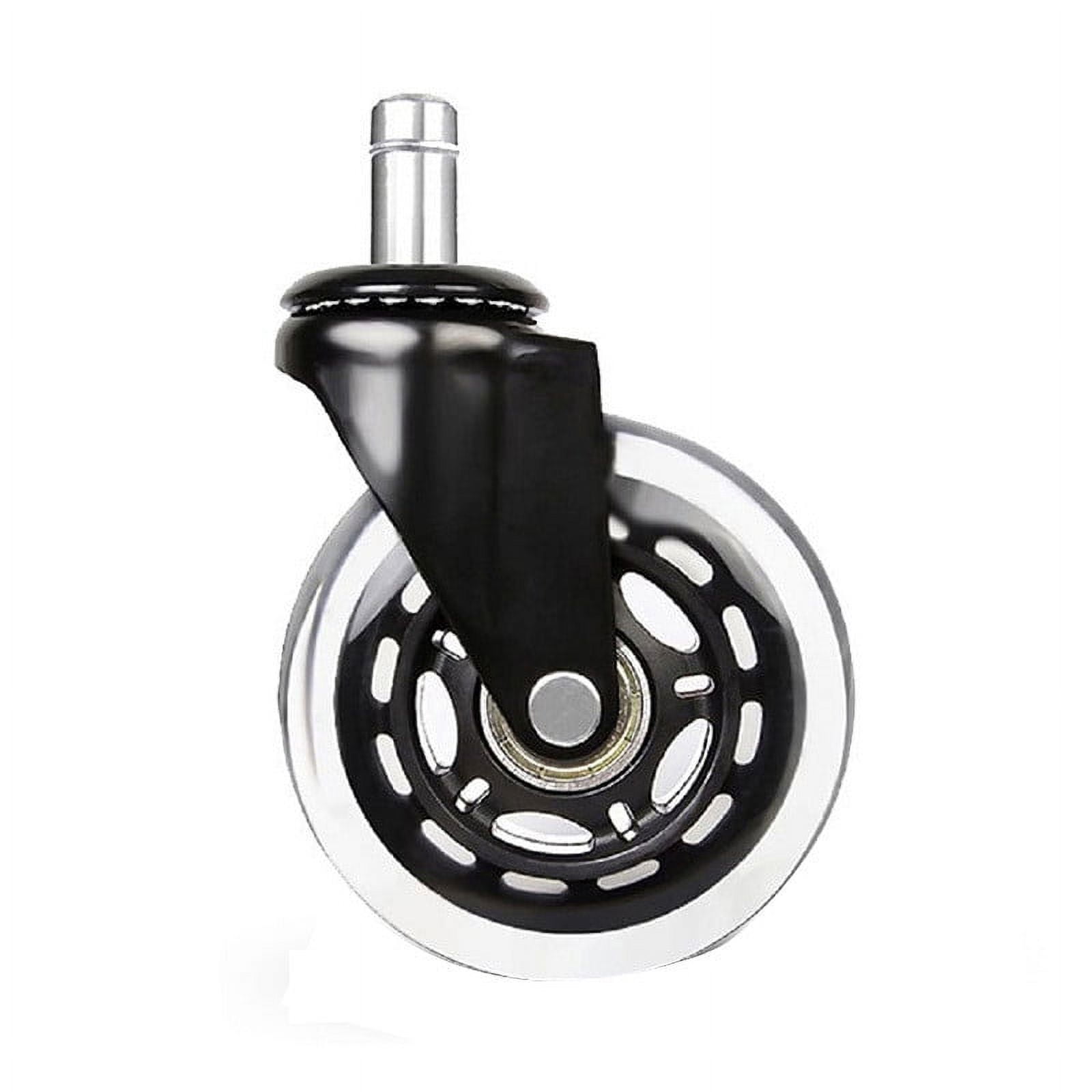 Office Chair Wheels Replacement Rubber Chair Casters For Hardwood