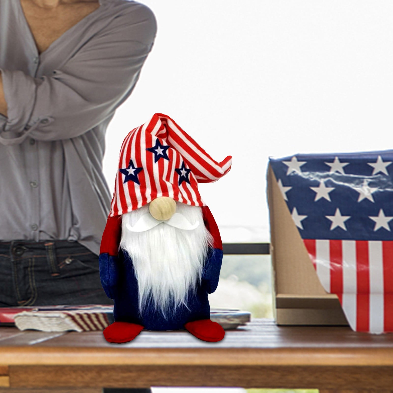 office decorations for work knick knacks nick nacks 4th Of July Gnomes For Memorial Day 4th Of