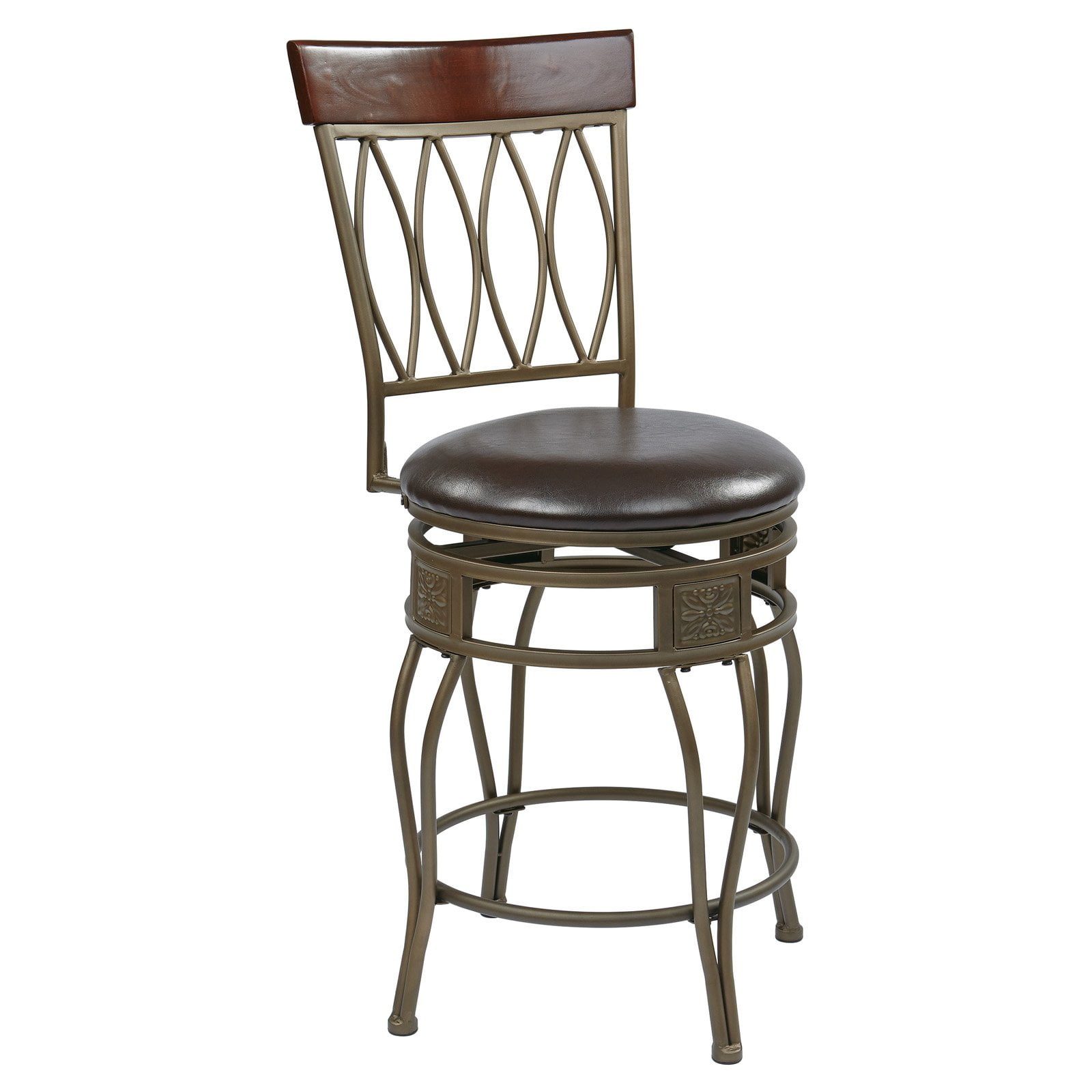 office star products cosmo swivel bar stool Walmart