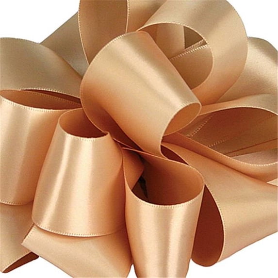 offray 562734 0. 62 inch double face satin ribbon - 50 yards, raw silk - no. 3
