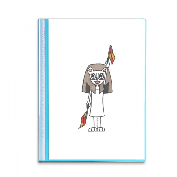 offside referee flag cat  referee Book Sheet Protectors Portfolio Binder Folder