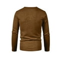 thumbnail image 1 of ohmzyzo Men's Cardigan Sweater V Neck Long Sleeve Button Down Knitted Sweater Casual Full Winter Cardigans Coats with Pockets Coffee M, 1 of 4