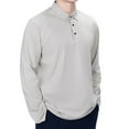 thumbnail image 1 of ohmzyzo Men's Long Sleeve Polo Shirt Quick Dry Performance Tactical Golf Shirts Regular fit Jersey Tops Stretch Solid Color T Shirt M, 1 of 9
