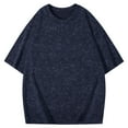 thumbnail image 1 of ohmzyzo Men's T Shirts Cotton Drop Shoulder Short Sleeve Shirts for Men Casual Soft Comfort Loose Fit Mens Summer Tee Shirts, 1 of 5
