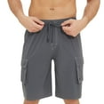 thumbnail image 1 of ohmzyzo Mens Swim Trunks Quick Dry Stretch Swim Shorts Mesh Lining Bathing Suits Swimwear Beach Shorts with Pockets, 1 of 6