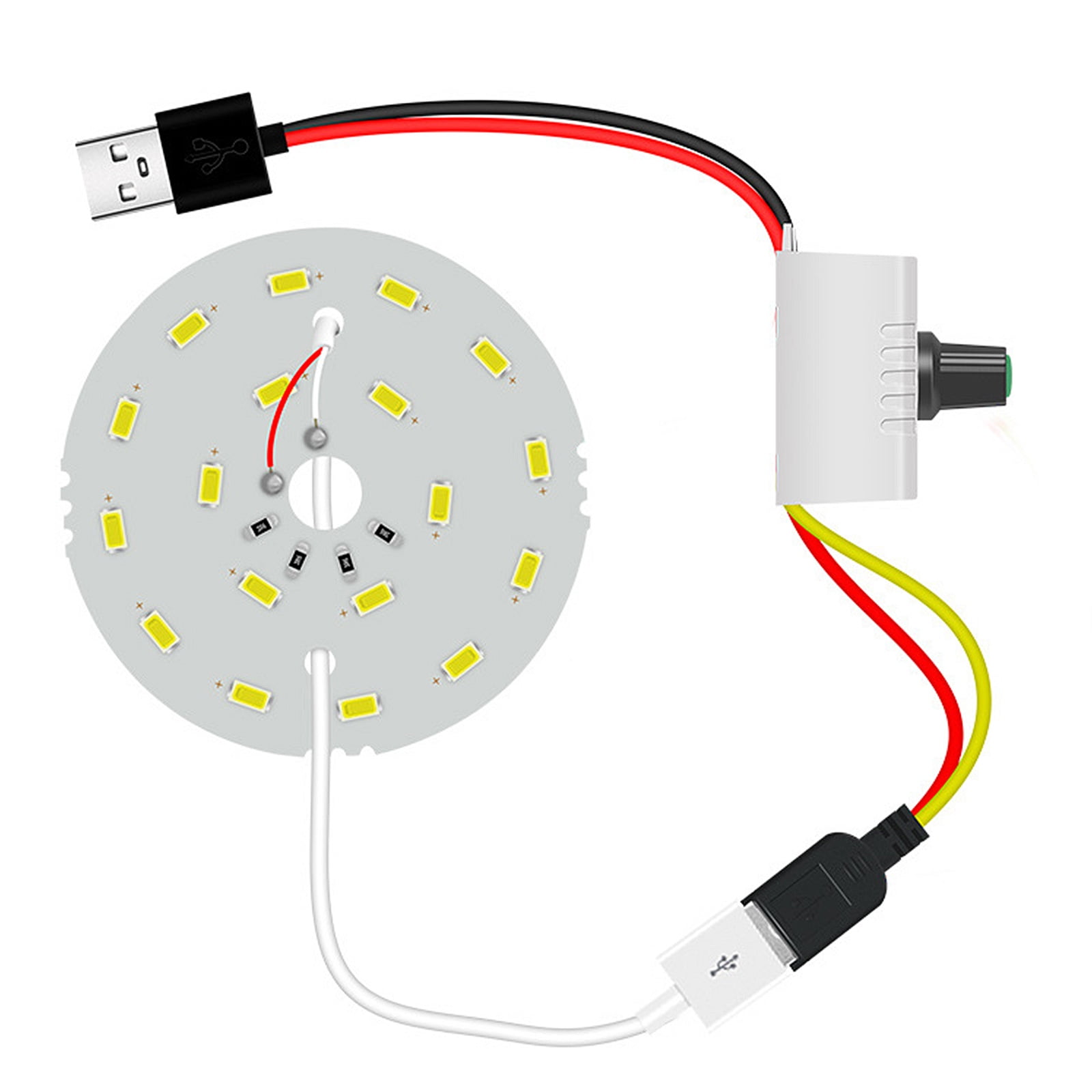 ohodhmnu 5V USB LED Panel Lights Energy Saving LED Light Board Night ...
