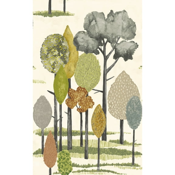 ohpopsi Cypress Olive Tall Trees Wallpaper