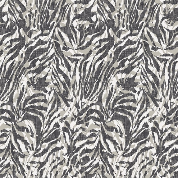ohpopsi Davy Charcoal Zebra Wallpaper