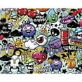 thumbnail image 1 of ohpopsi Graffiti No Paste Included Non Woven Wall Mural, 94-in by 118-in, 1 of 3