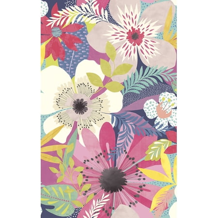 ohpopsi Janis Raspberry Floral Riot Wallpaper
