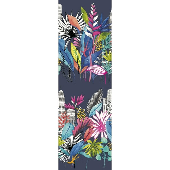 ohpopsi Sierra Indigo Urban Tropic Wallpaper