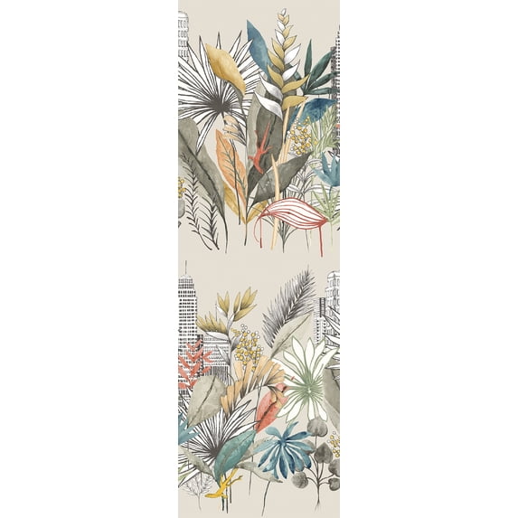 ohpopsi Sierra Neutral Urban Tropic Wallpaper