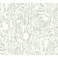 thumbnail image 1 of ohpopsi Verdure Stone Painted Botanical Unpasted Non Woven Wallpaper, 19.7-in by 33-ft., 54.2 sq. ft., 1 of 5