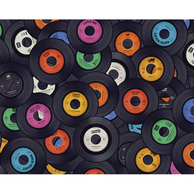 ohpopsi Vinyl Music Wall Mural