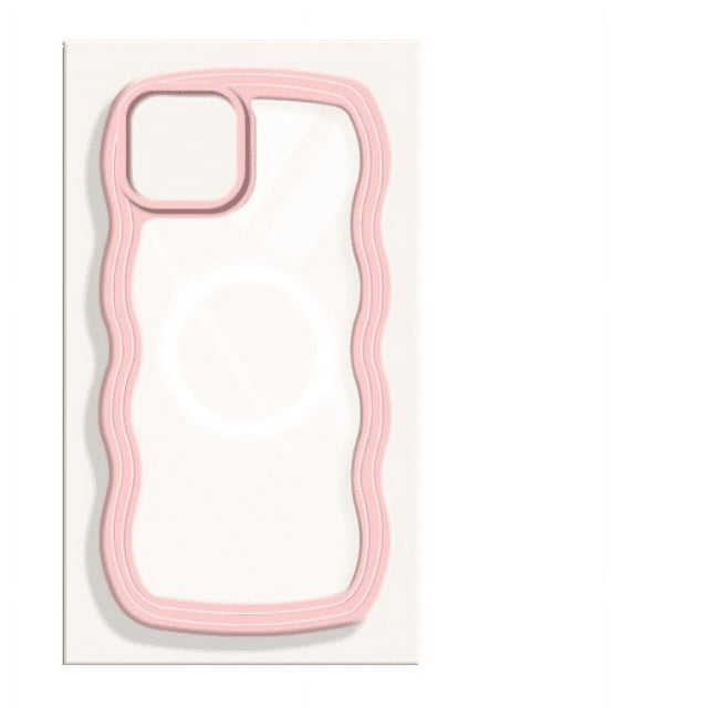 oii Magsafe compatible rugged drop-proof phone case for iPhone 16 Pro Max with MagSafe technology-Pink