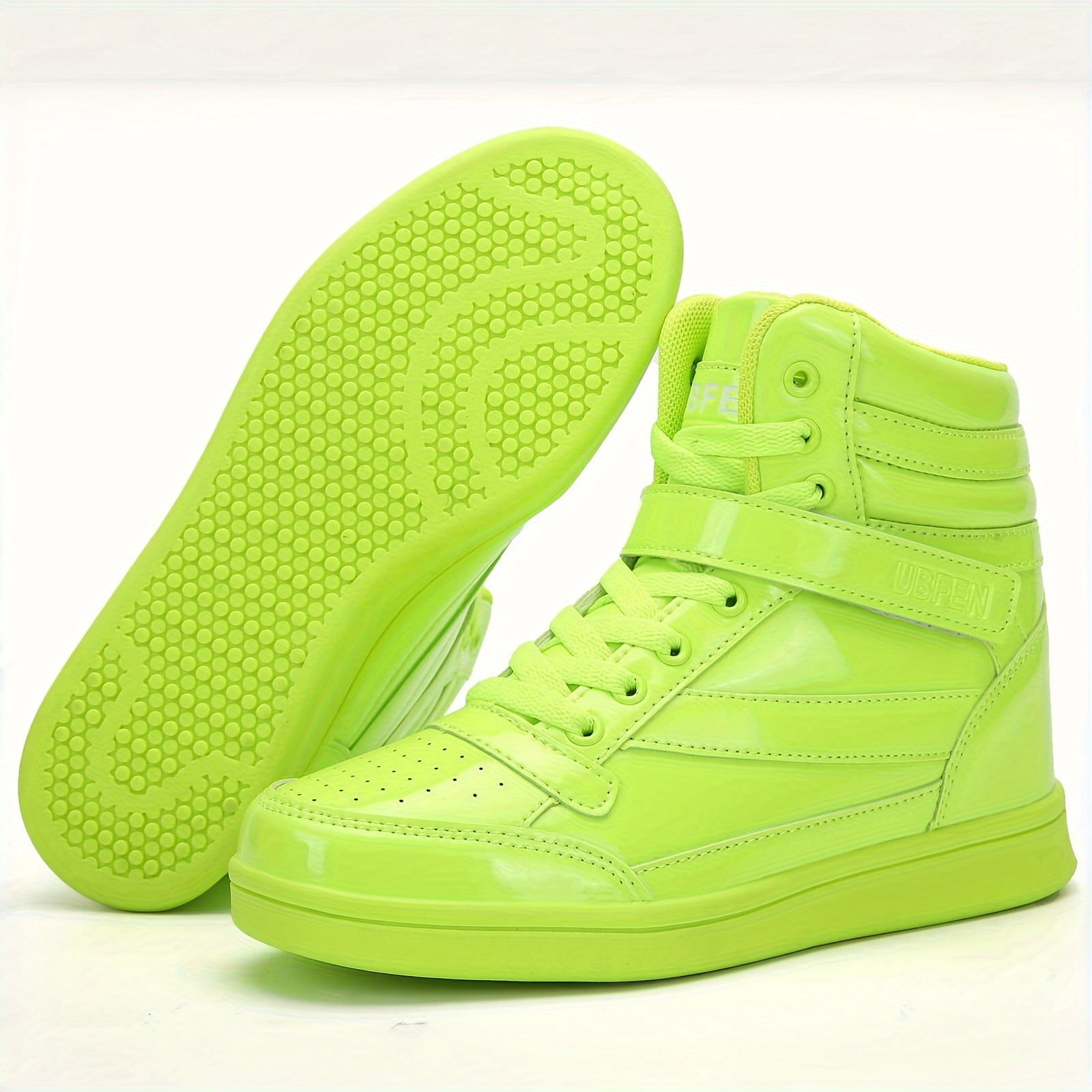 oiky Women‘s HighTop Sneakers With Hidden Wedge Tennis Shoes With