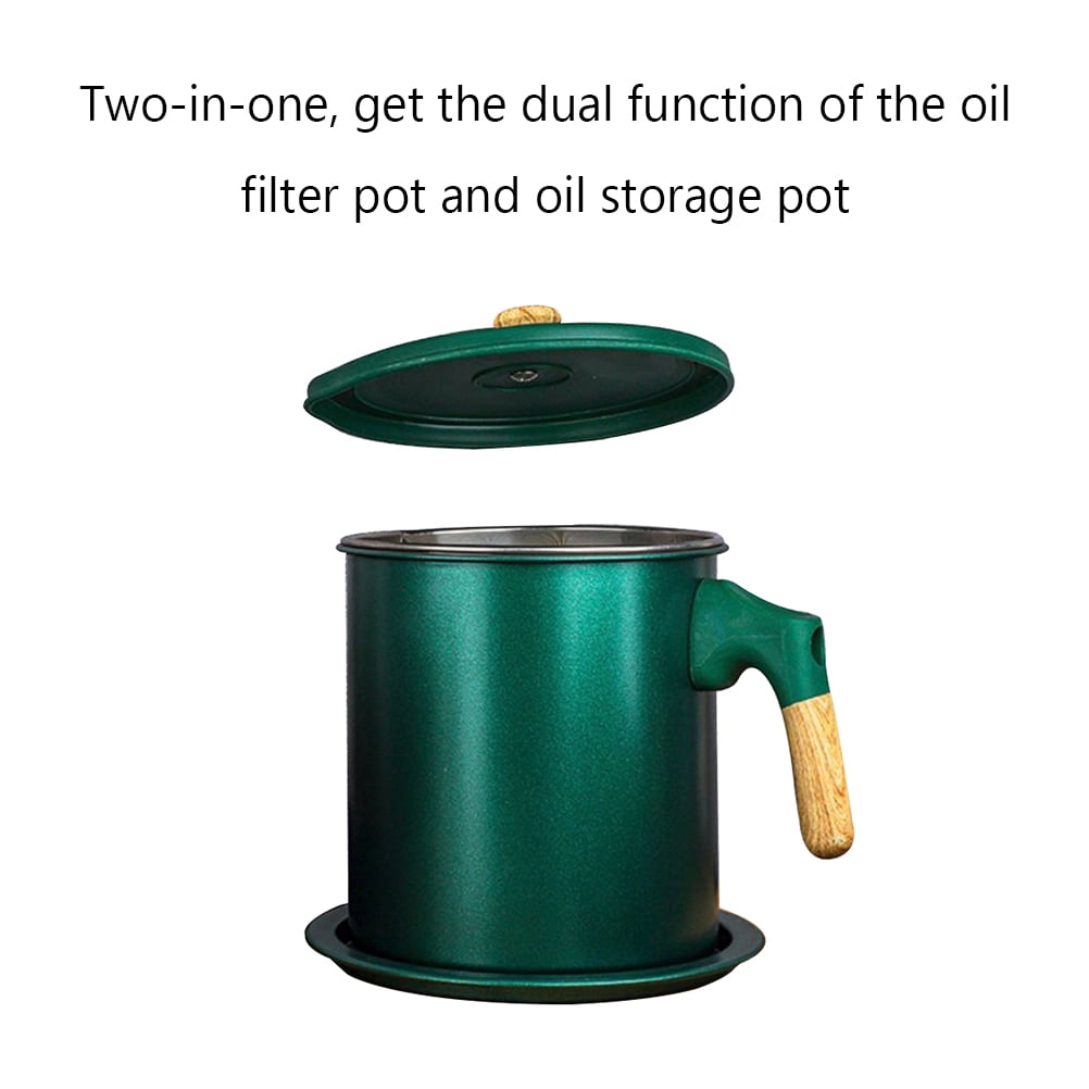 oil filter container Japanese Style Oil Container Kitchen Oil Storage Holders Lard Oil Filting